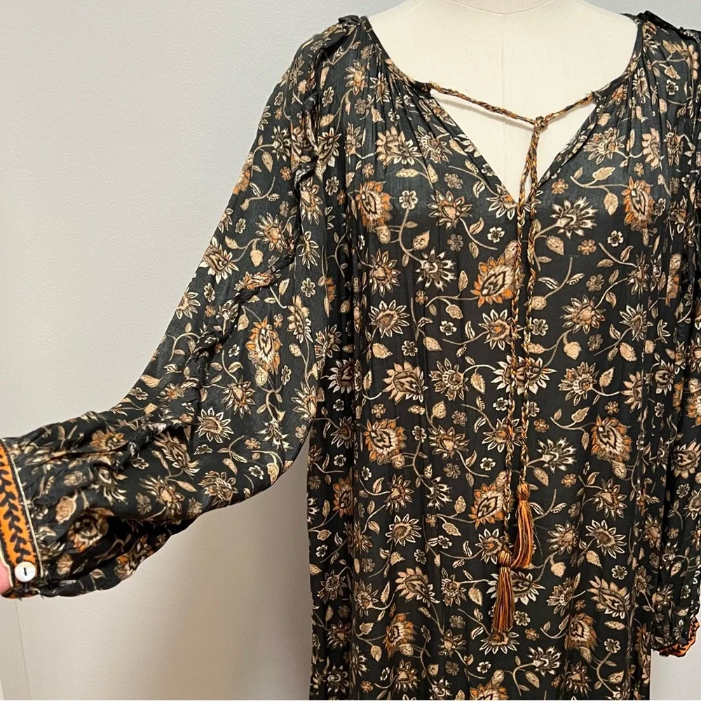 Natural Life Boho Long Sleeve Maxi Dress - Picture 2 of 11